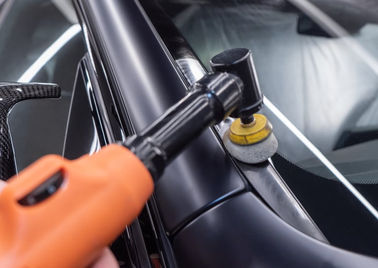 Car body polishing process