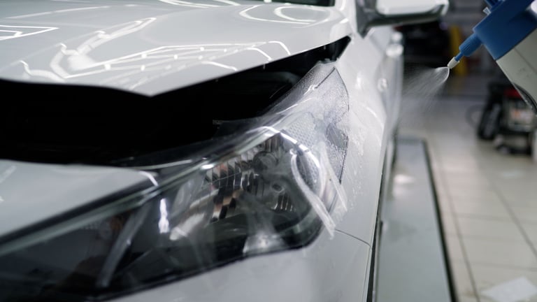 Headlight restoration protection